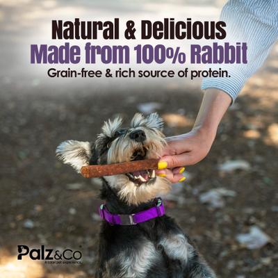 Show full view: Palz&Co Rabbitdog Rabbit Grain-Free Soft & Chewy Sausage Dog Treats, 20-oz bag, 20 count slide 5 of 10