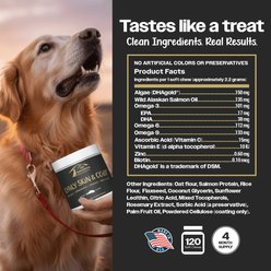 K9 Innovations Daily Salmon Flavored Skin & Coat Chew Supplement for Dogs, 120 count slide 2 of 6