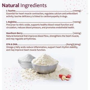 CardioMAX Heart Support Supplement Soft Chews for Dogs, 60 count