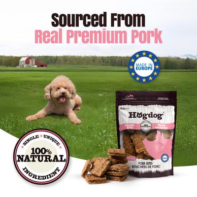 Show full view: Palz&Co Hogdog Pork Grain-Free Soft & Chewy Bites Dog Treats, 6-oz bag slide 8 of 10
