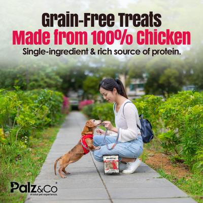 Show full view: Palz&Co Birddog Chicken Grain-Free Soft & Chewy Bites Dog Treats, 6-oz bag slide 5 of 10