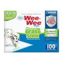 Four Paws Wee-Wee Ultimate Attractant Dog Pee Pads, 22 x 23-in, Grass Scent, 100 count