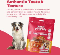 Jack PetPals Jack's Favorite Crafted Grain-Free Turkey Tendon Jerky Dog Treats, 2.5-oz slide 2 of 8