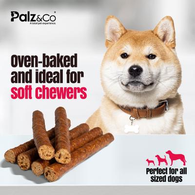 Show full view: Palz&Co Birddog Chicken Grain-Free Soft & Chewy Sausage Dog Treats, 12-oz bag, 8 count slide 7 of 10