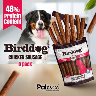 Show full view: Palz&Co Birddog Chicken Grain-Free Soft & Chewy Sausage Dog Treats, 12-oz bag, 8 count slide 4 of 10