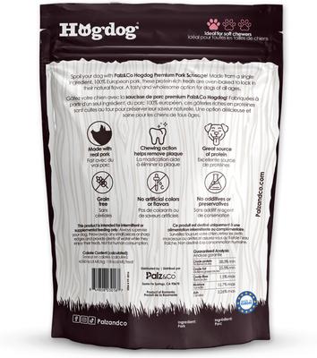 Show full view: Palz&Co Hogdog Pork Grain-Free Soft & Chewy Sausage Dog Treats, 20-oz bag, 20 count slide 3 of 10