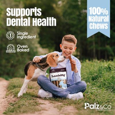 Show full view: Palz&Co Lambdog Lamb Grain-Free Soft & Chewy Sausage Dog Treats, 20-oz bag, 20 count slide 9 of 10