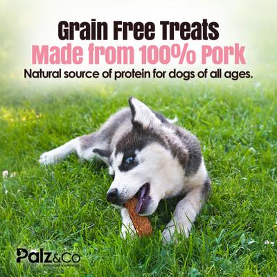 Show full view: Palz&Co Hogdog Pork Grain-Free Jerky Dog Treats, 8-oz bag, 10 count slide 5 of 10