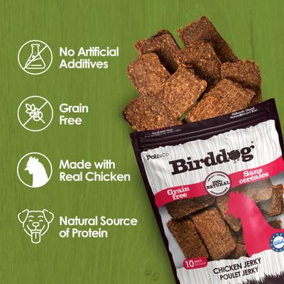 Show full view: Palz&Co Birddog Chicken Grain-Free Jerky Dog Treats, 12-oz bag, 10 count slide 6 of 10