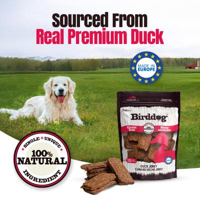 Show full view: Palz&Co Birddog Duck Grain-Free Jerky Dog Treats, 8-oz bag, 10 count slide 8 of 10
