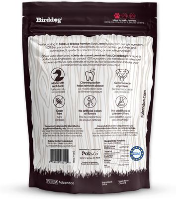Show full view: Palz&Co Birddog Duck Grain-Free Jerky Dog Treats, 8-oz bag, 10 count slide 3 of 10