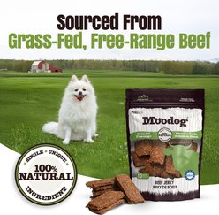 Palz&Co Moodog Beef Grain-Free Jerky Dog Treats, 8-oz bag, 10 count slide 2 of 9