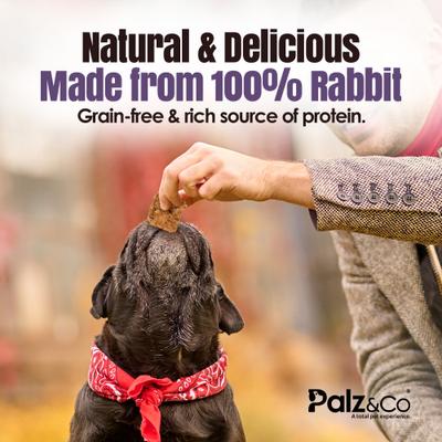 Show full view: Palz&Co Rabbitdog Rabbit Grain-Free Soft & Chewy Bites Dog Treats, 6-oz bag slide 5 of 10