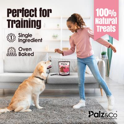 Show full view: Palz&Co Hogdog Pork Grain-Free Soft & Chewy Bites Dog Treats, 6-oz bag slide 9 of 10