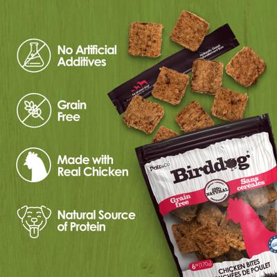 Show full view: Palz&Co Birddog Chicken Grain-Free Soft & Chewy Bites Dog Treats, 6-oz bag slide 6 of 10