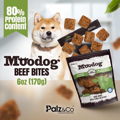 Show full view: Palz&Co Moodog Beef Grain-Free Soft & Chewy Bites Dog Treats, 6-oz bag slide 4 of 10