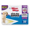 Wee-Wee Super Absorbent Dog Pee Pads with Insta-Rise Border, 22 x 23-in, 50 count