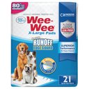 Wee-Wee Pads Superior Performance with Runoff Edge Guard Dog Pee Pads, X-Large, 28 x 34-in. 21 count