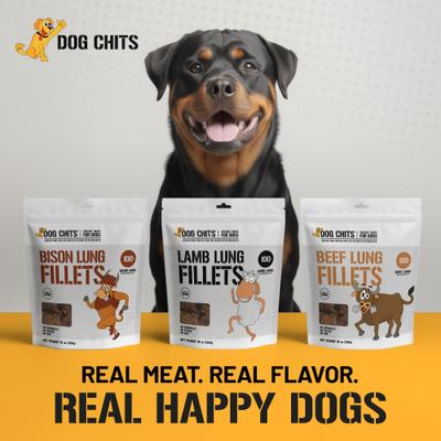 Show full view: Dog Chits Beef Lung Filets Dog Natural Chew Treats, 10-oz bag slide 8 of 8