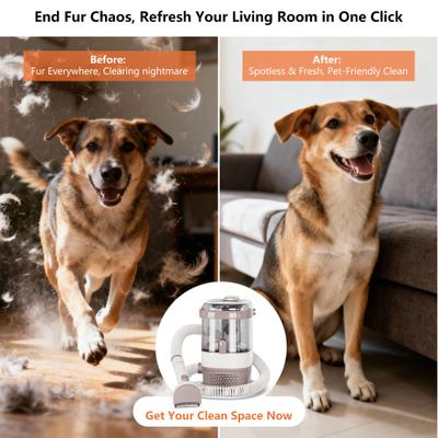 Show full view: PATPET 3.2L Dog & Cat Grooming Vacuum Kit slide 8 of 10