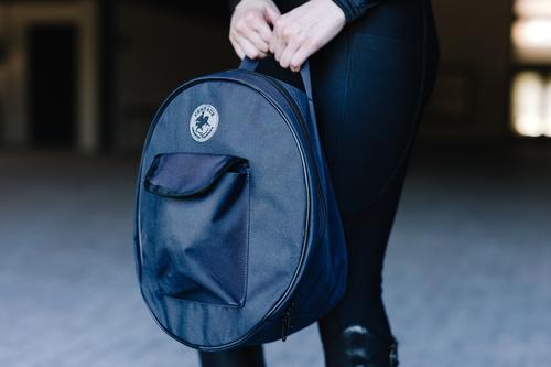 Show full view: Centaur Solid Lined Helmet Bag, Navy slide 3 of 8