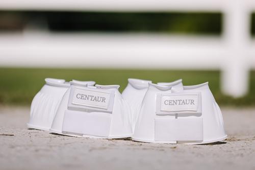 Show full view: Centaur PVC HL Rib Horse Bell Boot, White, Large slide 4 of 5