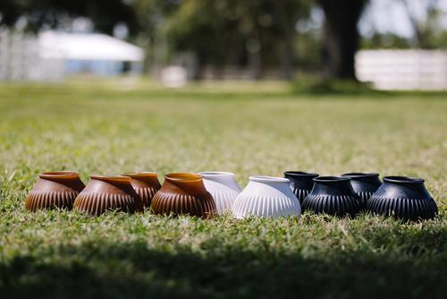 Show full view: Centaur ECO Thick Rib Horse Bell Boots, White, XX-Large slide 5 of 6