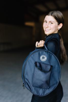 Show full view: Centaur Solid Lined Helmet Bag, Navy slide 5 of 8