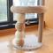 Show in main carousel: NonoPets Cozy Activity Cat Bed & Tower with Sisal Scratching Post & Hanging Toy Balls slide 5 of 7