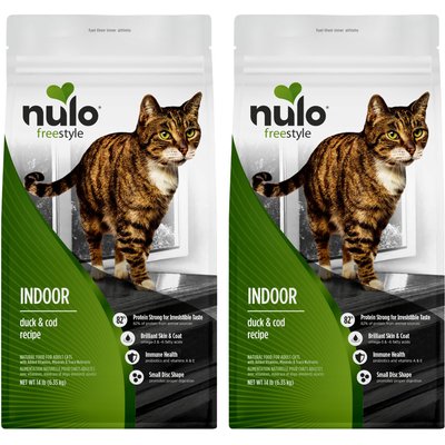 Nulo Nulo FreeStyle Duck & Lentils Recipe with Omega Fatty Acids High Protein & Grain-Free Indoor Dry Cat Food, 28-lb bundle