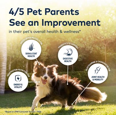 Show full view: ZIWI Peak Mackerel & Lamb Grain-Free Air-Dried Dog Food, 16-oz bag slide 4 of 13