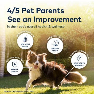 Show full view: ZIWI Peak Beef Grain-Free Air-Dried Dog Food, 3.5-oz pouch slide 4 of 12