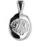 Show in main carousel: Thumbies Sterling Custom Pet Nose Print Small Pendant, Silver slide 1 of 1