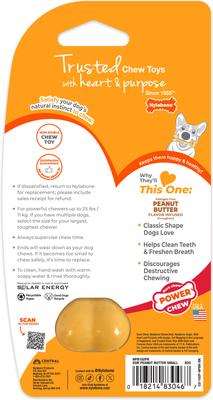 Show full view: Nylabone Power Chew Peanut Butter Flavored Dog Chew Toy, Small slide 9 of 13