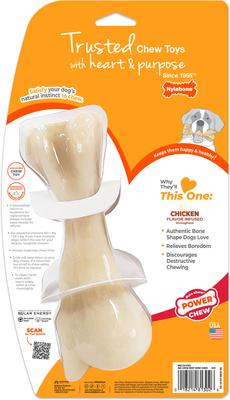 Show full view: Nylabone Power Chew Knuckle Bone Big Dog Chew Toy Chicken, XX-Large  slide 9 of 13