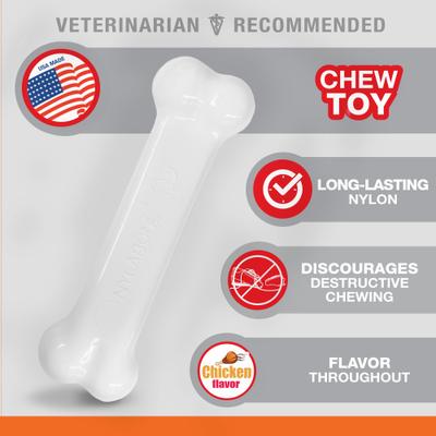 Show full view: Nylabone Power Chew Durable Dog Toy Chicken, X-Small  slide 3 of 13