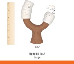 Nylabone Strong Toasted Marshmallow Stick & Peanut Butter Flavor Tough Dog Chew Toy, Brown, Large/Giant slide 2 of 9