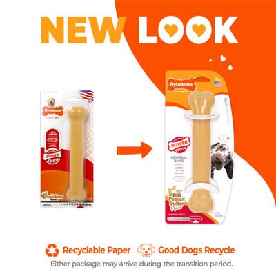 Show full view: Nylabone Power Chew Peanut Butter Flavored Dog Chew Toy, Large slide 2 of 13