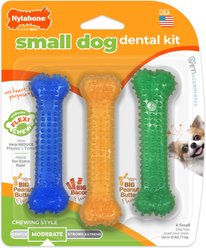 Nylabone FlexiChew Dog Dental Variety, 3 Pack, X-Small