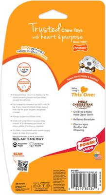 Show full view: Nylabone Power Chew Flavor Frenzy Cheesesteak Flavored Dog Chew Toy, Medium slide 9 of 13