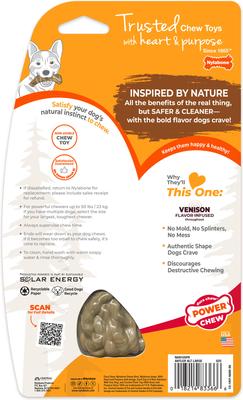 Show full view: Nylabone Antler Alternative Power Chew Dog Toy, Venison, Large slide 7 of 13