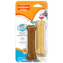 Nylabone Classic Puppy Chew Flavored Durable Chicken & Peanut Butter Brown Dog Chew Toy, X-Small, 2 count
