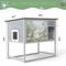 Show in main carousel: Coziwow Weatherproof Condo & Enclosure with Elevated Leg Frame Wood Outdoor Cat House, Grey slide 2 of 8