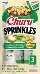 Inaba Churu Sprinkles Chicken Recipe with Dashi Flavor Grain-Free Cat Treats, 0.35-oz tube, 24 count