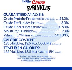 Inaba Churu Sprinkles Chicken Recipe Grain-Free Cat Treats, 0.35-oz tube, 24 count slide 2 of 6