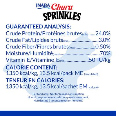 Show full view: Inaba Churu Sprinkles Tuna Recipe Grain-Free Cat Treats, 0.35-oz tube, 24 count slide 7 of 7