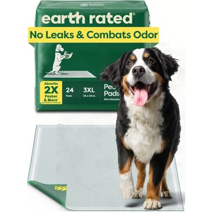 Earth Rated Max Absorbency Dog Pee Pads, 24 count, XXX-Large: 36 x 36-in, Unscented