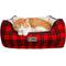 Show in main carousel: PawsPik Cozy Fleece & Plush Cat & Dog Orthopedic Bolster Bed, Red Flannel slide 1 of 10