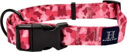 Hamilton Go Boldly Camouflage Polyester Standard Dog Collar, Pink, Medium/Large: 18 to 26-in neck, 1-in wide