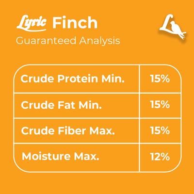 Show full view: Lyric Finch Small Songbird Wild Bird Food, 20-lb bag slide 7 of 11